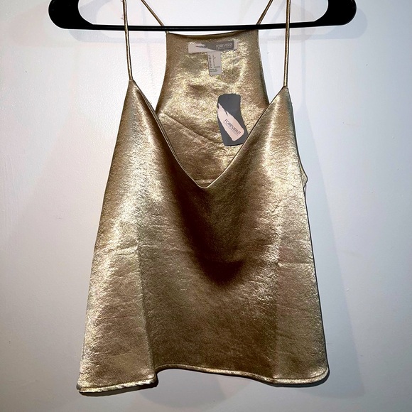 💰Gold Forever 21 Contemporary Top💰 - Picture 1 of 3